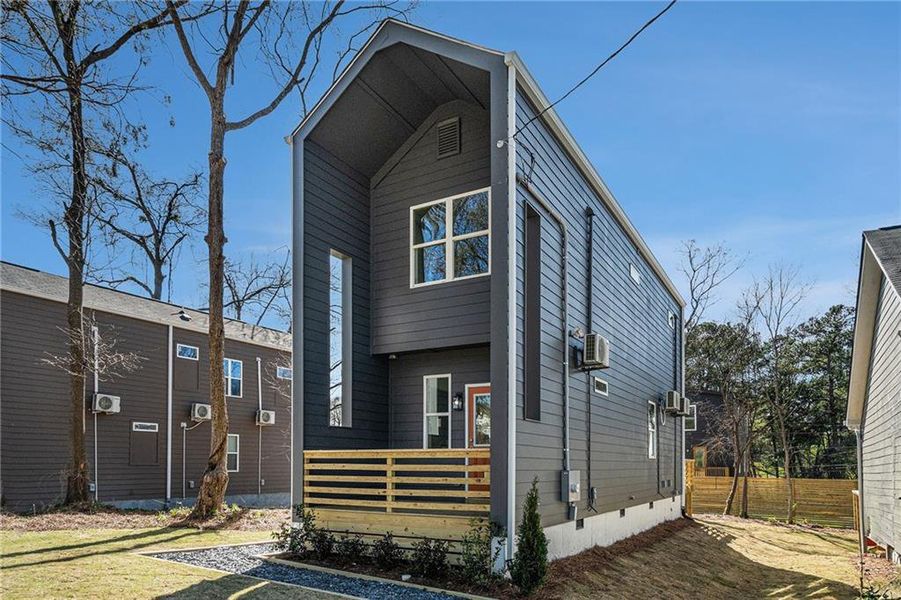 Front exterior of a new home in , Atlanta, GA, highlighting curb appeal (Image 18). Front exterior of a new home in , Atlanta, GA, highlighting curb appeal (Image 18).