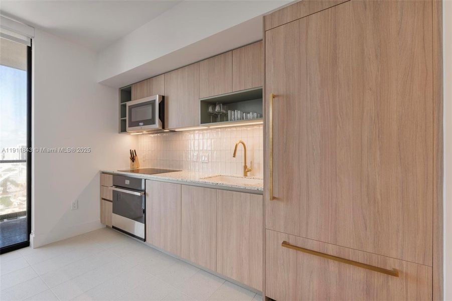 Furnished interior view inside a new home in , Miami (Image 8).