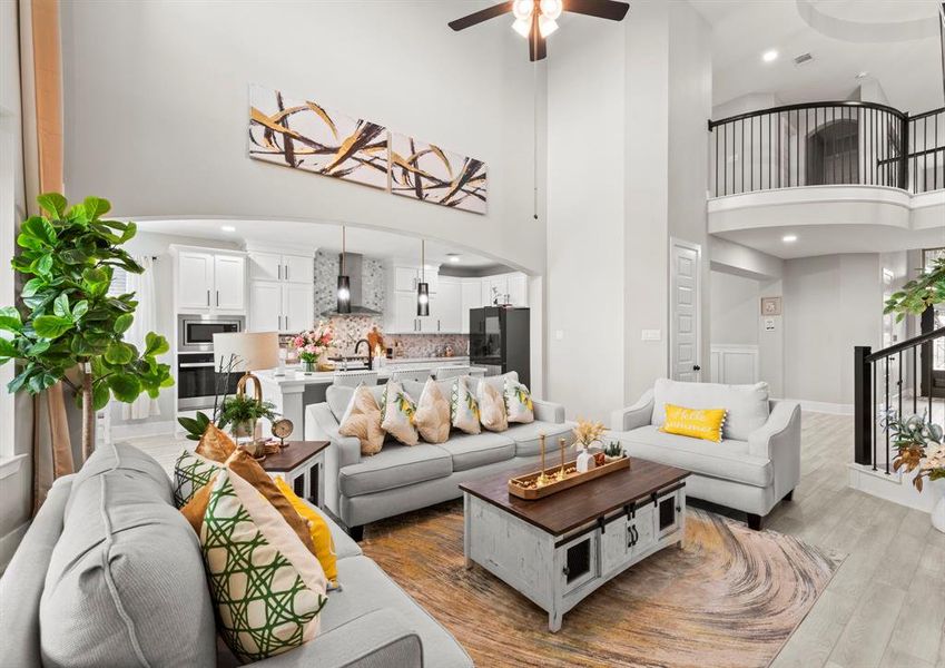 Furnished interior in a model home at Lago Mar – 50' in Texas City (Image 14). Furnished interior in a model home at Lago Mar – 50' in Texas City (Image 14).