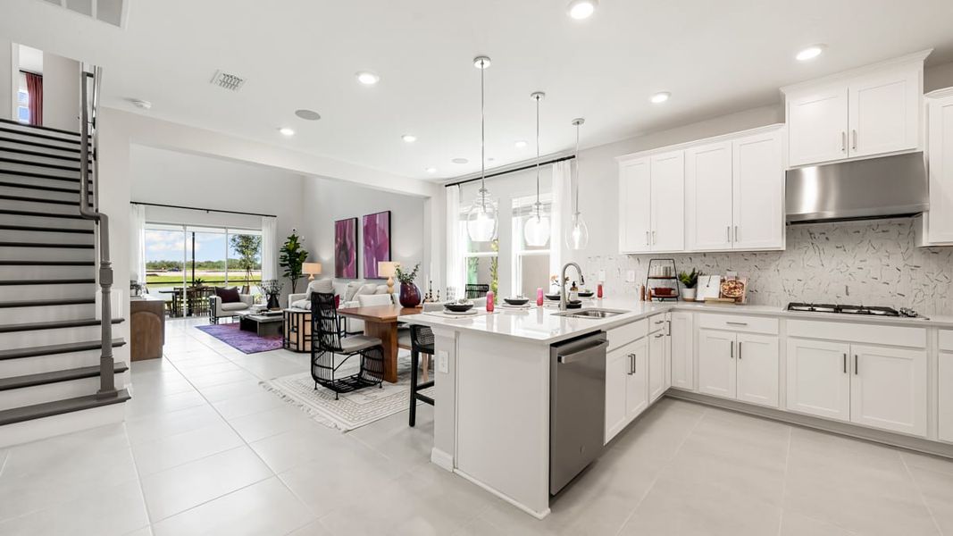 Representative furnished interior of a home built from the Anastasia by Taylor Morrison in Hillcrest, San Antonio (Image 4).