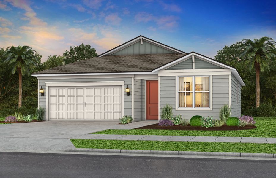 Representative exterior photo of a completed home built from the Cedar by Pulte Homes in Joseph Oaks, Jacksonville, FL (Image 15).