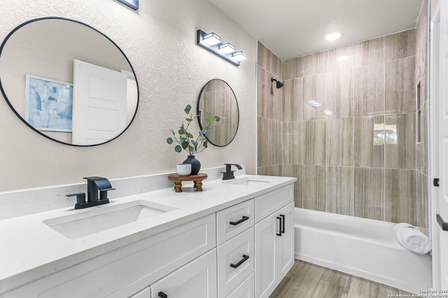 Furnished interior view inside a new home in , San Antonio (Image 8). Furnished interior view inside a new home in , San Antonio (Image 8).