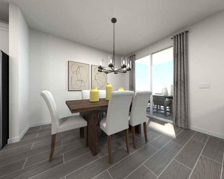 Furnished interior view inside a new home in Colbert Landings - Reserve Series, Palm Coast (Image 4).