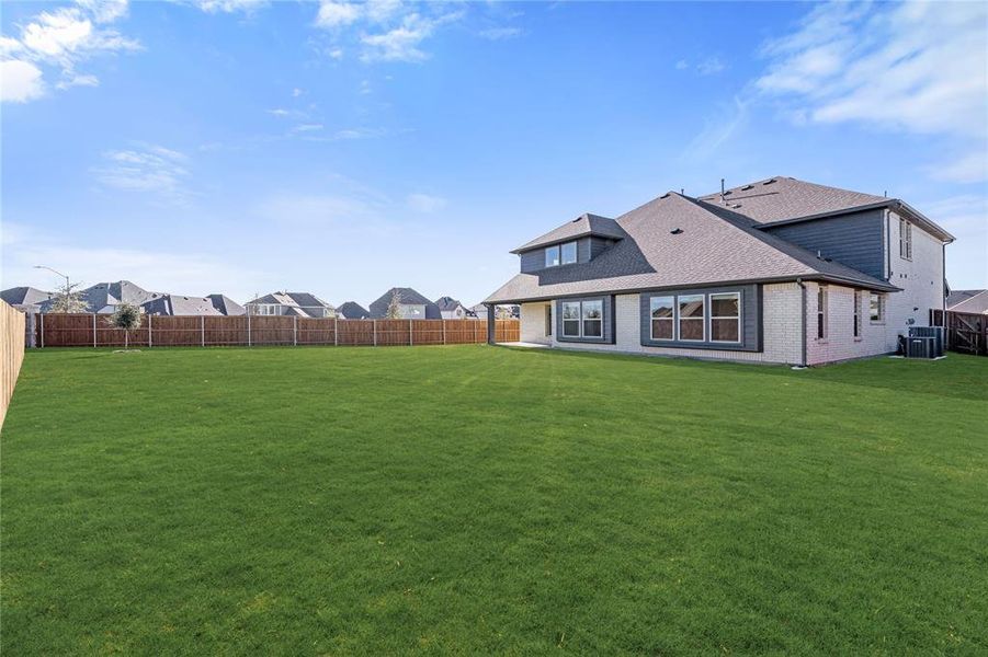 Exterior details and patio area of a home in Wildflower Ranch 60-65, Fort Worth (Image 24). Exterior details and patio area of a home in Wildflower Ranch 60-65, Fort Worth (Image 24).