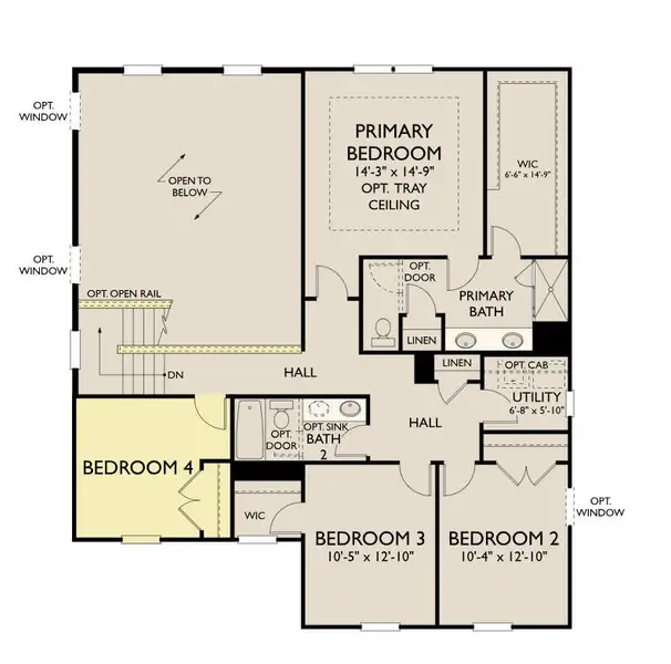 2D floor plan layout of this home in , Ravenel, SC (Image 3).