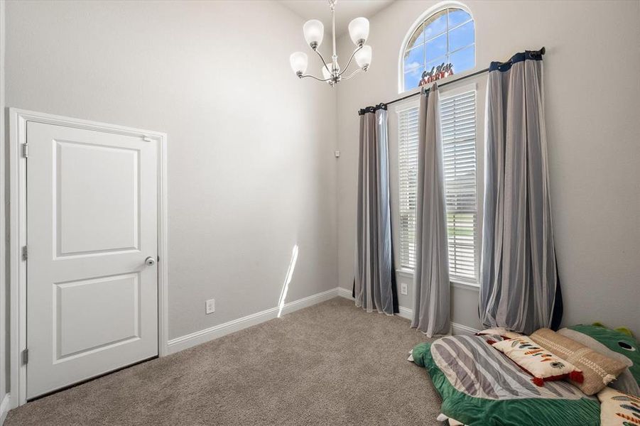 Furnished interior view inside a new home in Dove Creek, Midlothian (Image 30).
