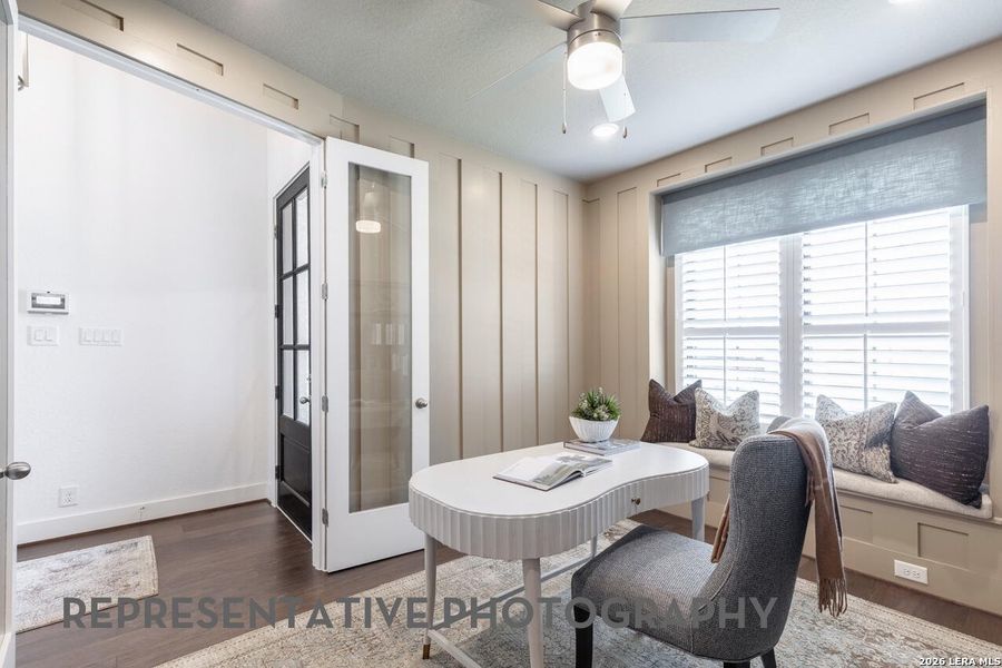 Furnished interior view inside a new home in Prominence, San Antonio (Image 6).