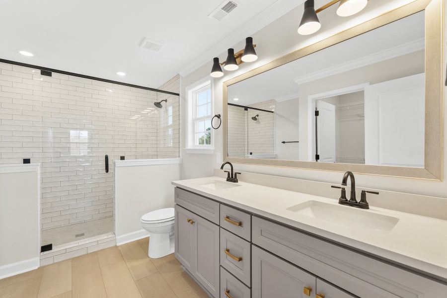 Furnished interior view inside a new home in Foxhall Landing, Easley (Image 12).