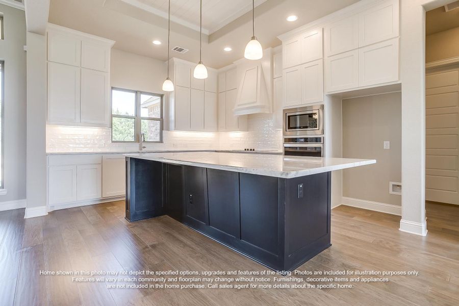 Furnished interior view inside a new home in Hightower Club, Waxahachie (Image 3).