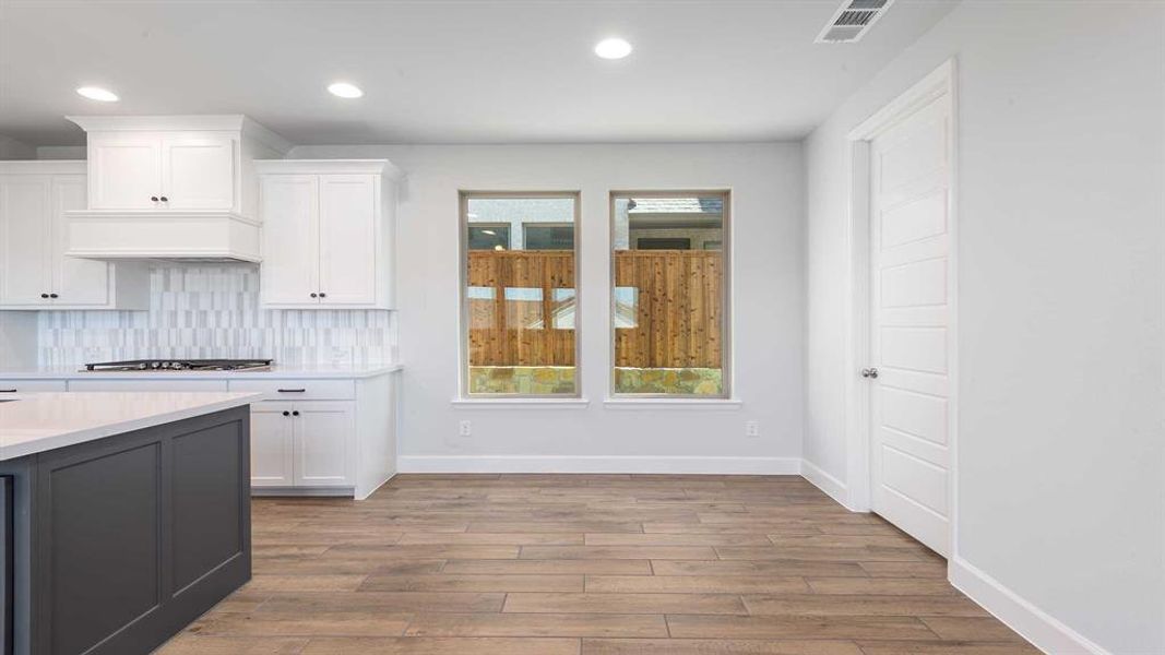 Spacious, unfurnished interior of a new home in The Heights At Uptown Celina 45', Celina (Image 18). Spacious, unfurnished interior of a new home in The Heights At Uptown Celina 45', Celina (Image 18).