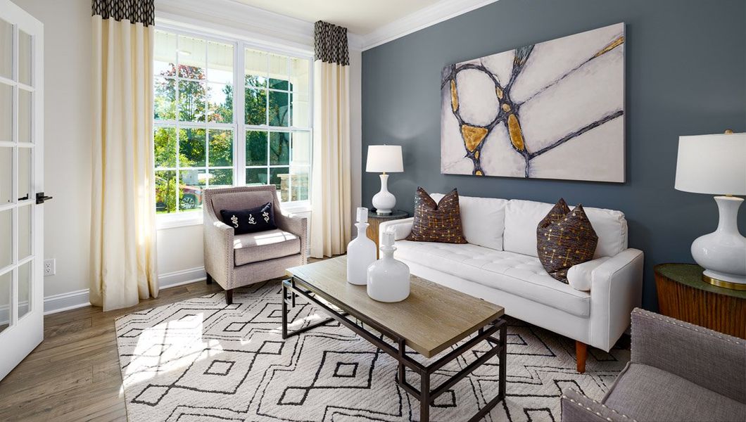 Furnished interior view inside a new home in Sylvan Creek, Denver (Image 20).