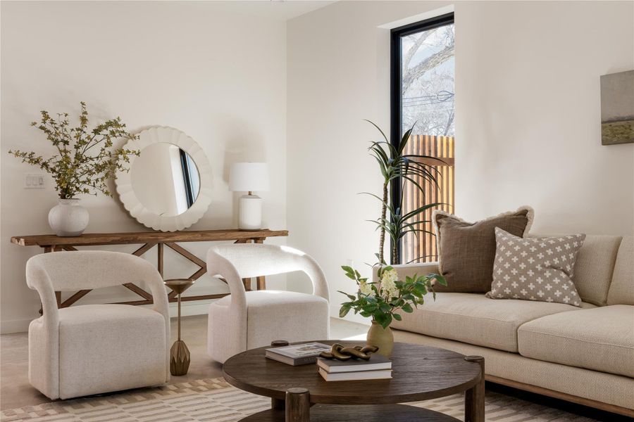 Furnished interior view inside a new home in , Austin (Image 5).