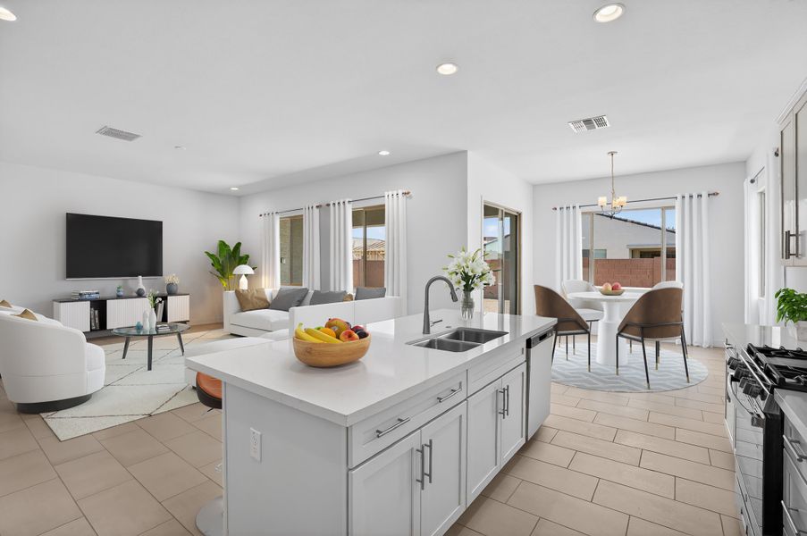 Furnished interior view inside a new home in Stonehaven, Glendale (Image 7).