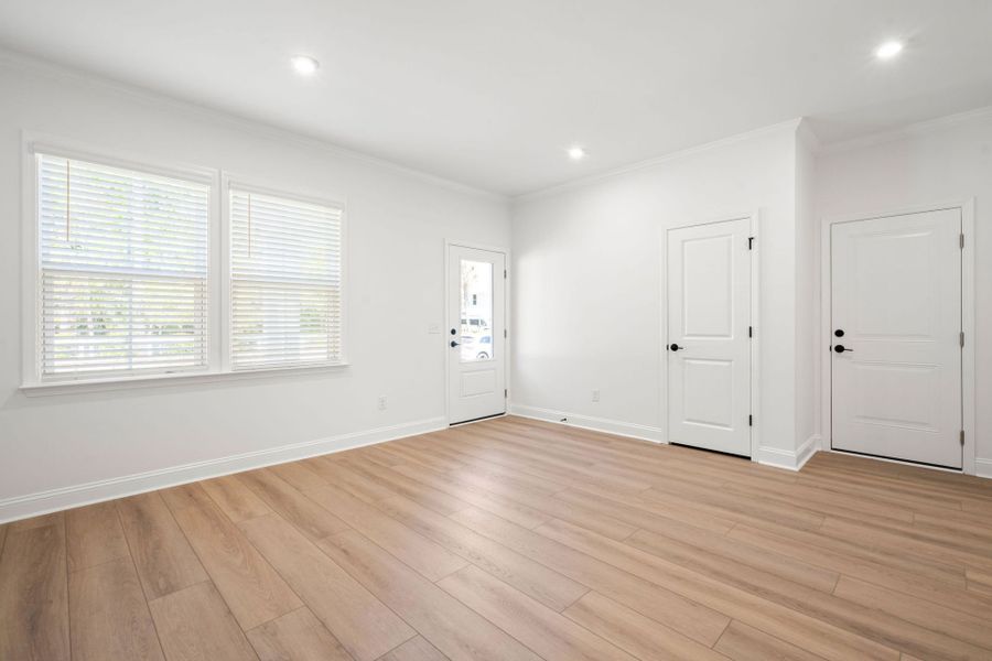 Spacious, unfurnished interior of a new home in Salem Bay, Beaufort (Image 22). Spacious, unfurnished interior of a new home in Salem Bay, Beaufort (Image 22).