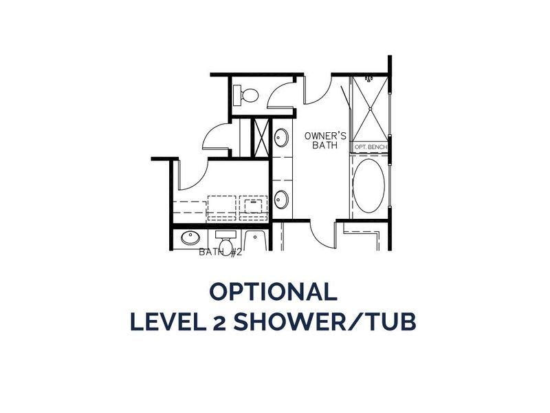 2D floor plan layout for the The Grayson by Stephen Elliott Homes in Ruby Creek Estates, Atlanta, GA (Image 9).