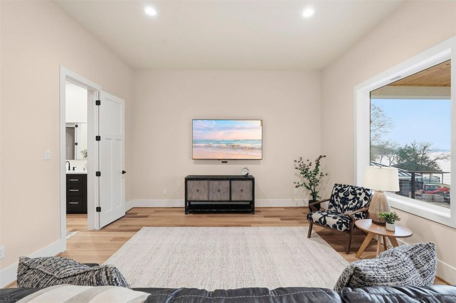 Furnished interior view inside a new home in , Willis (Image 36).