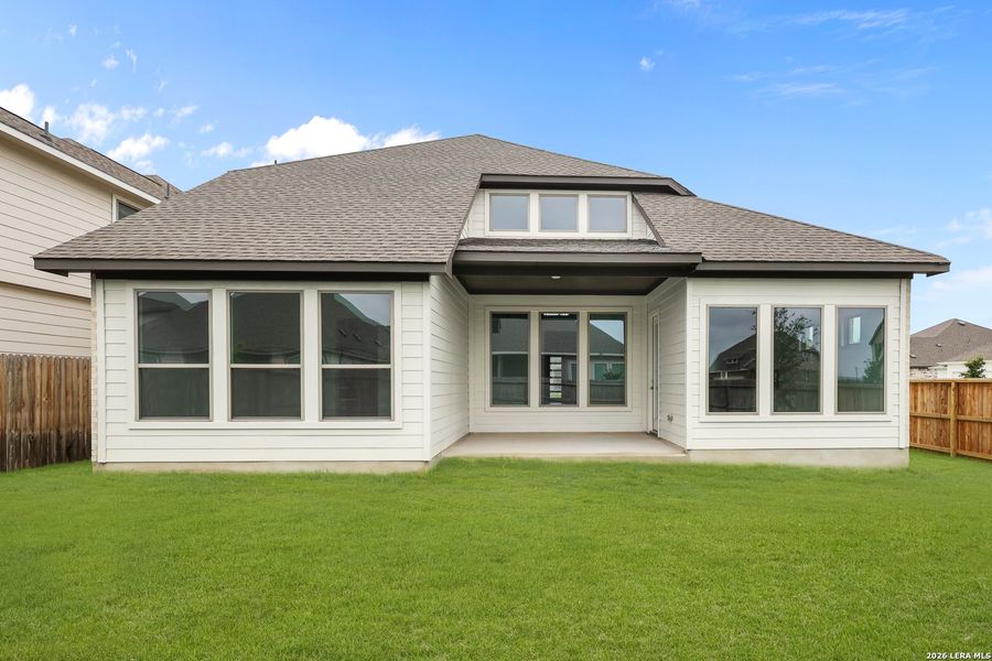 Exterior details and patio area of a home in Megan's Landing, Castroville (Image 3).