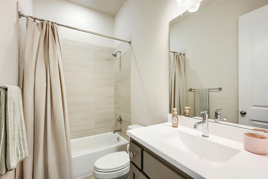 Furnished interior view inside a new home in , Dripping Springs (Image 13).