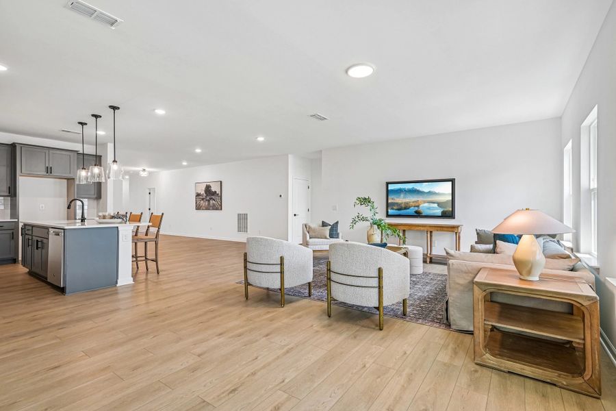 Furnished interior view inside a new home in Crescent Mills, Wilson's Mills (Image 8).