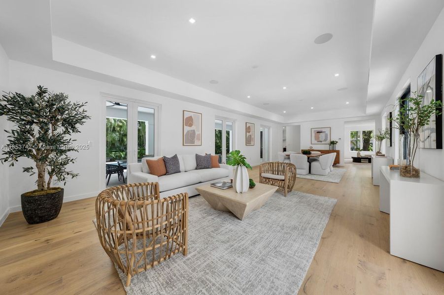 Furnished interior view inside a new home in , South Miami (Image 11). Furnished interior view inside a new home in , South Miami (Image 11).