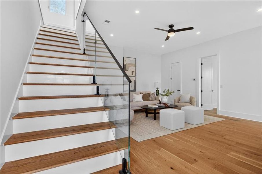 Furnished interior view inside a new home in , Canton (Image 32).
