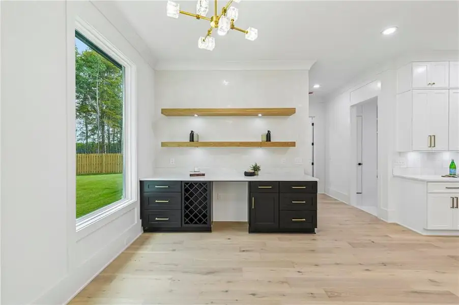 Furnished interior view inside a new home in , Hoschton (Image 9).