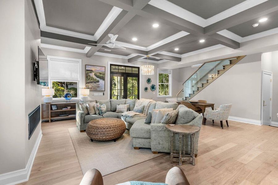 Furnished interior view inside a new home in , Seabrook Island (Image 12).