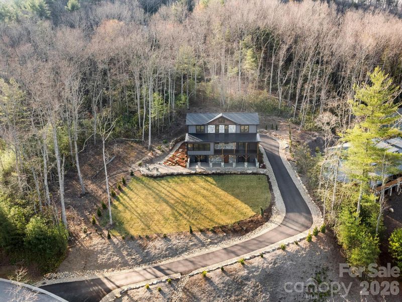 Front exterior of a new home in , Fairview, NC, highlighting curb appeal (Image 23).