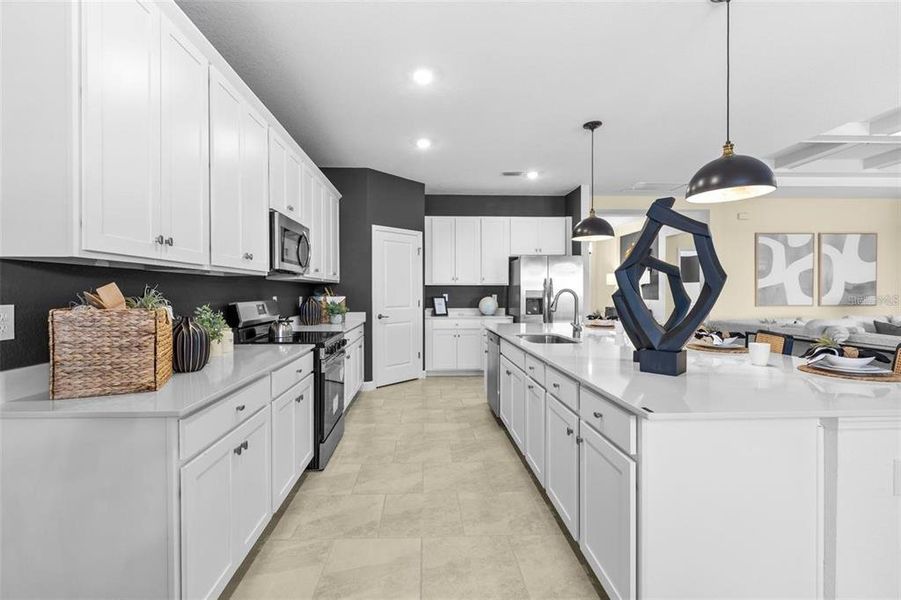 Furnished interior view inside a new home in Rye Ranch, Parrish (Image 44).