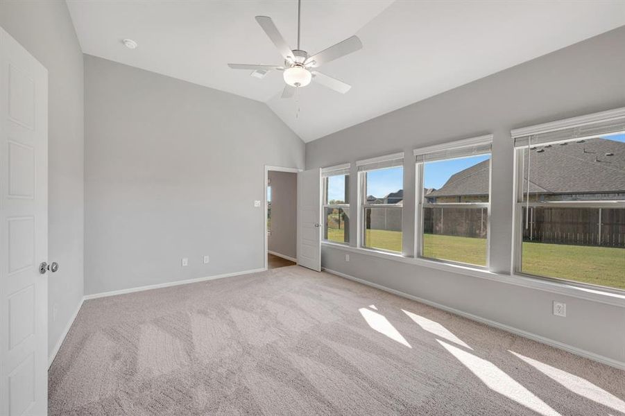 Spacious, unfurnished interior of a new home in The Preserve, Justin (Image 21).