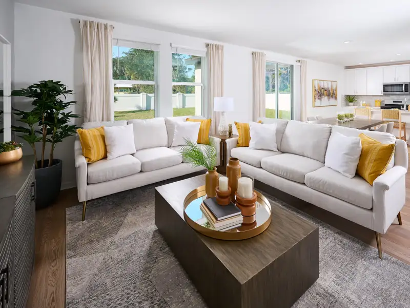 Furnished interior view inside a new home in Flagler Village - Signature Series, Palm Coast (Image 4).