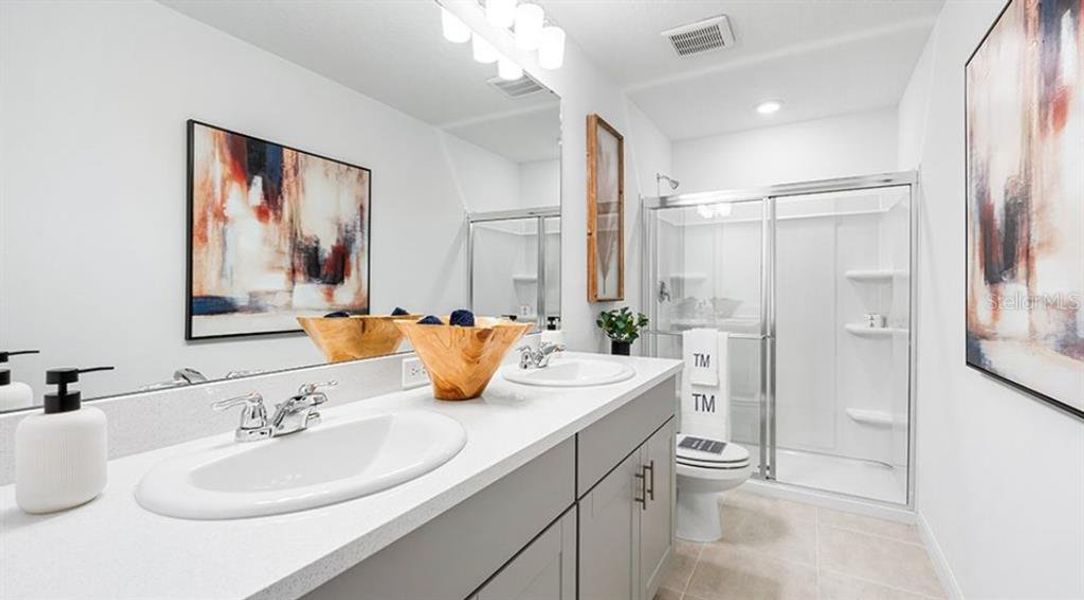 Furnished interior view inside a new home in The Townhomes at Westview, Kissimmee (Image 15).