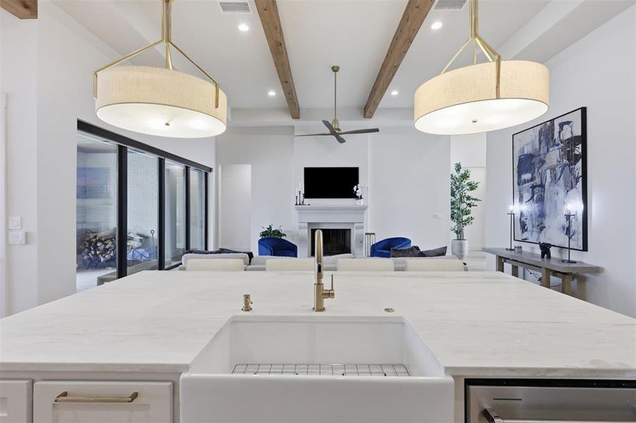 Furnished interior view inside a new home in , Heath (Image 14).