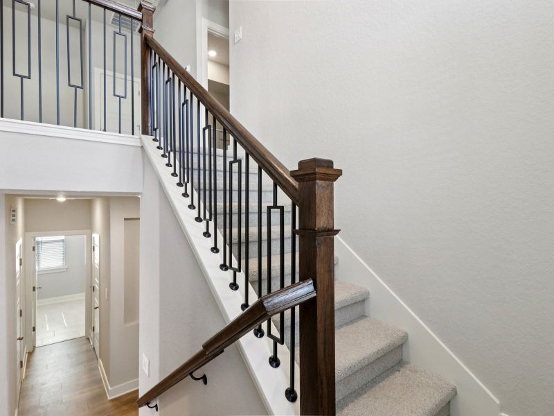 Spacious, unfurnished interior of a new home in Sagebrooke - Premier Series, San Antonio (Image 20).
