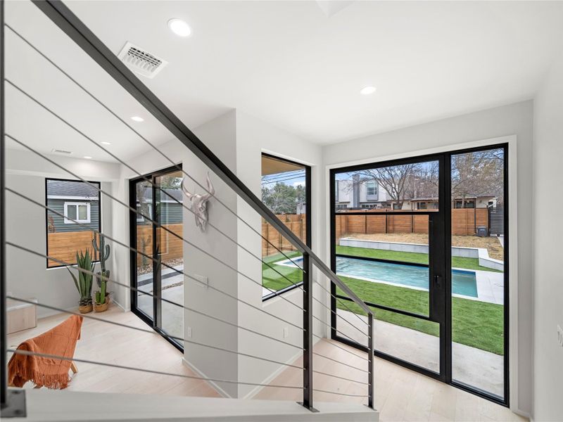 Exterior details and patio area of a home in , Austin (Image 19).