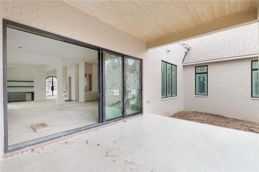 Exterior details and patio area of a home in , Alpharetta (Image 5). Exterior details and patio area of a home in , Alpharetta (Image 5).