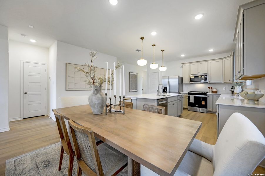 Furnished interior view inside a new home in Nopal Valley, San Antonio (Image 10).