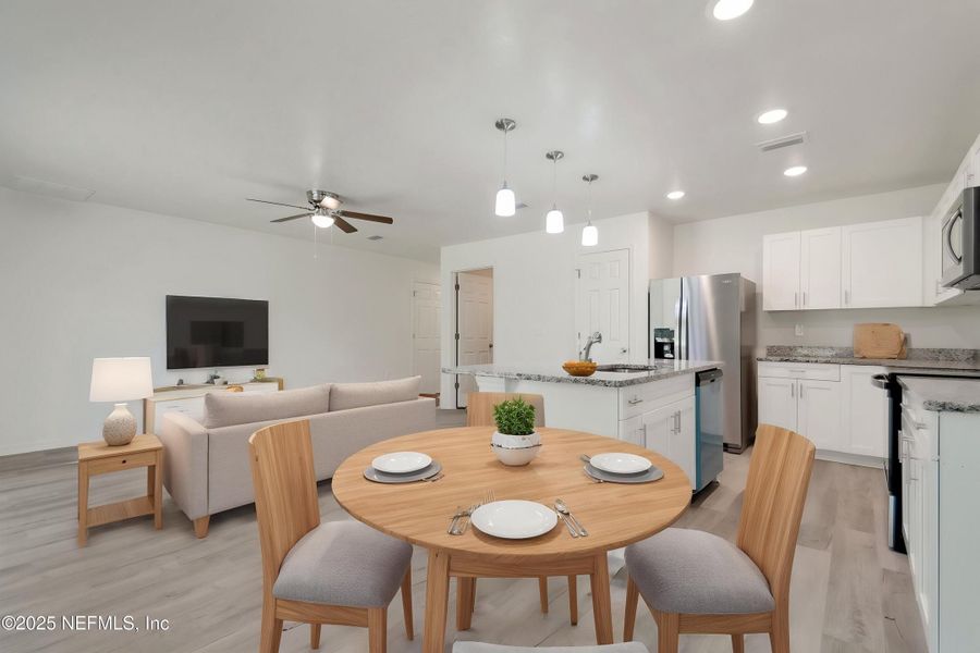 Furnished interior view inside a new home in , Jacksonville (Image 5).