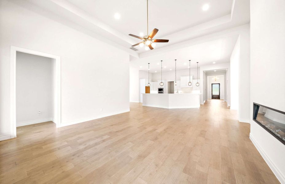 Representative unfurnished interior of a home built from the 3049AU by Ravenna Homes in Audubon 60′, Magnolia (Image 32).