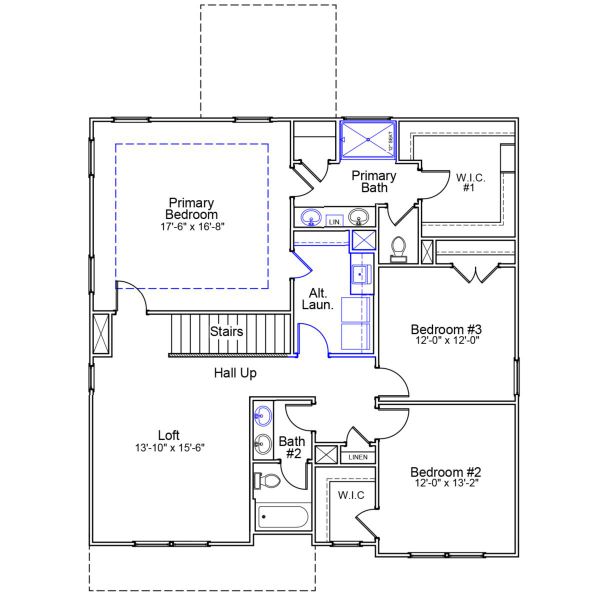 2D floor plan layout of this home in Foxhall Landing, Easley, SC (Image 3). 2D floor plan layout of this home in Foxhall Landing, Easley, SC (Image 3).