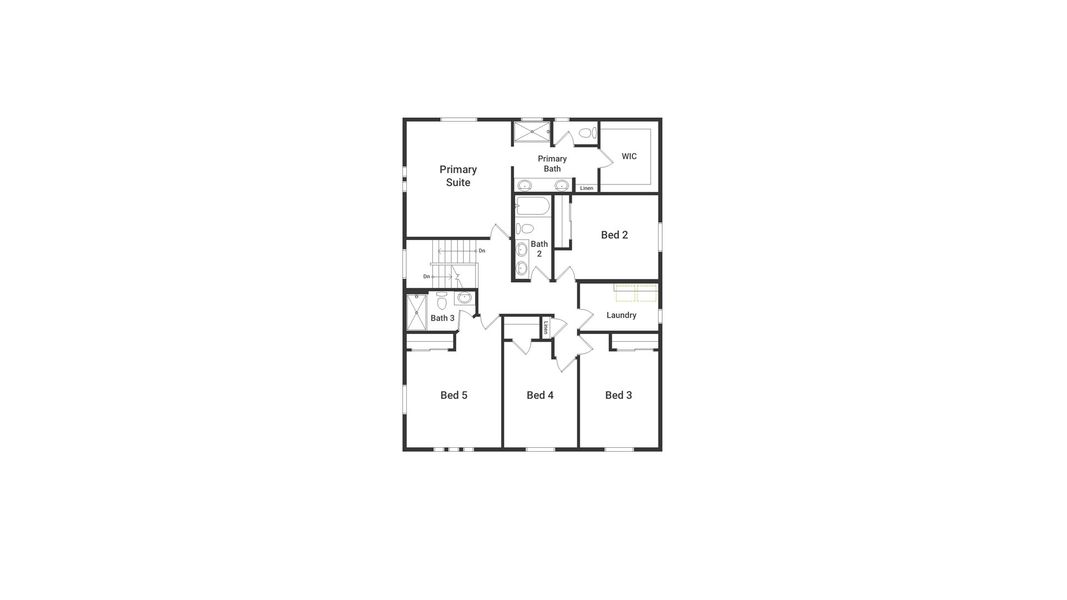 2D floor plan layout of this home in Bradley Heights, Colorado Springs, CO (Image 21).