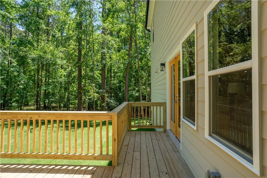 Exterior details and patio area of a home in , Snellville (Image 4).
