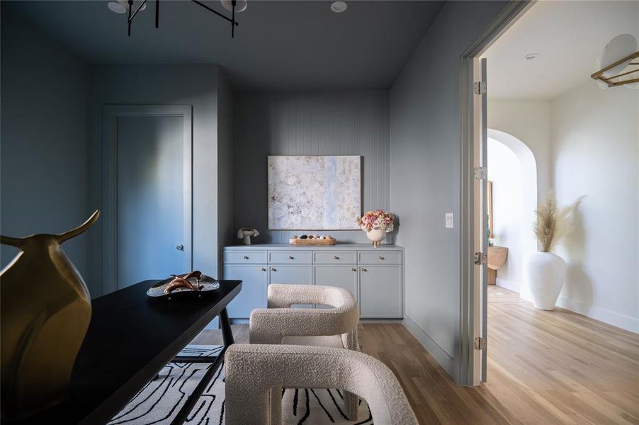Furnished interior view inside a new home in , Dallas (Image 3).