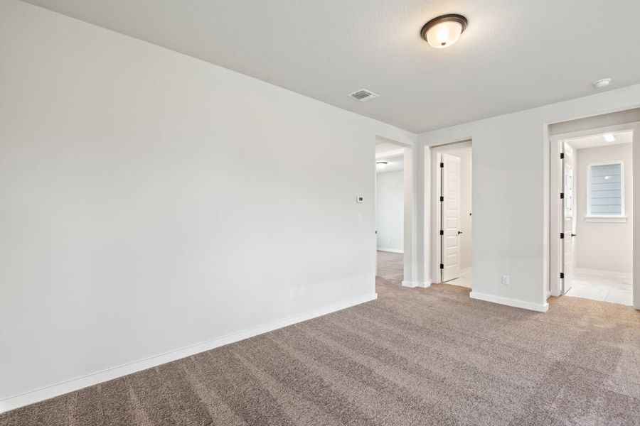 Spacious, unfurnished interior of a new home in Terrace Collection at Lariat, Liberty Hill (Image 34). Spacious, unfurnished interior of a new home in Terrace Collection at Lariat, Liberty Hill (Image 34).