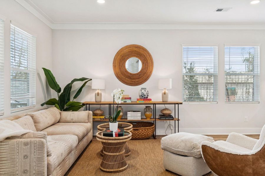 Furnished interior view inside a new home in , North Charleston (Image 35).