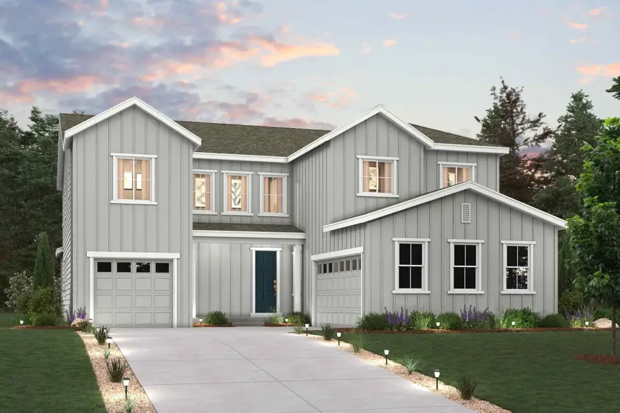Representative exterior photo of a completed home built from the Harvard by Century Communities in Parkdale Commons, Lafayette, CO (Image 1). Representative exterior photo of a completed home built from the Harvard by Century Communities in Parkdale Commons, Lafayette, CO (Image 1).