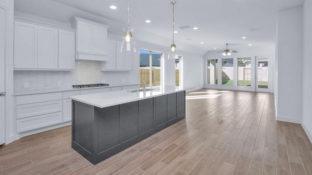 Furnished interior view inside a new home in Audubon, Magnolia (Image 6). Furnished interior view inside a new home in Audubon, Magnolia (Image 6).
