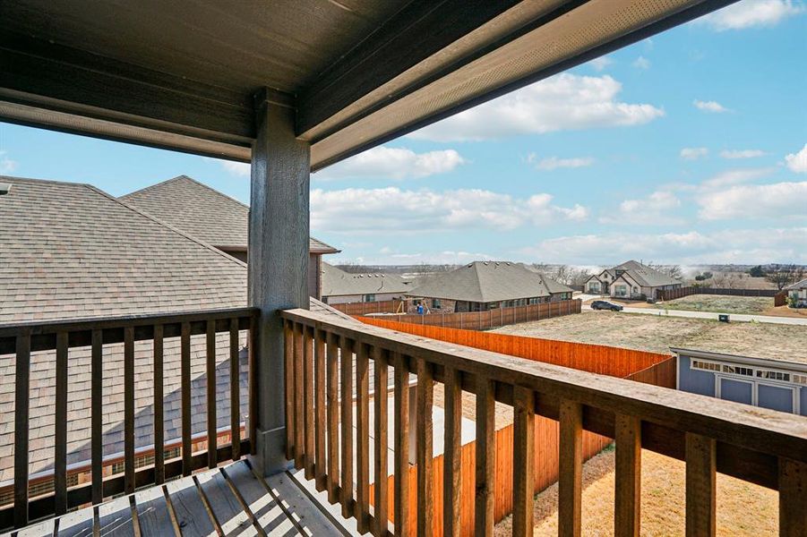 Exterior details and patio area of a home in , Godley (Image 4).