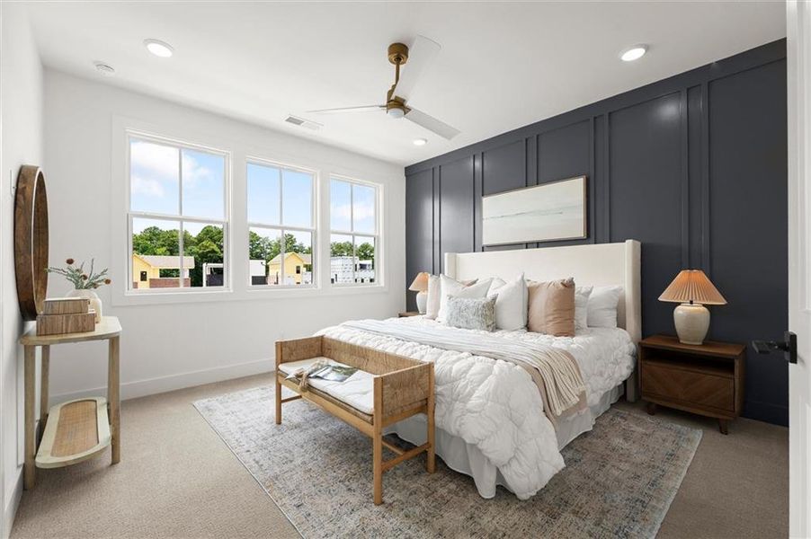 Furnished interior view inside a new home in The Gathering – Alpharetta, Alpharetta (Image 7).