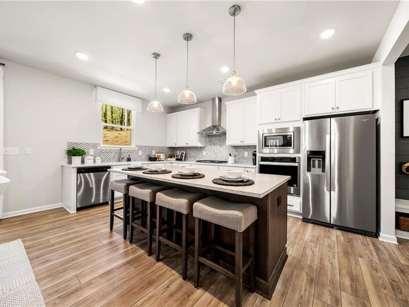 Furnished interior view inside a new home in Riverwood, Dallas (Image 6).